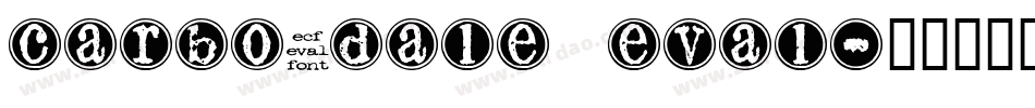 carbondale eval字体转换